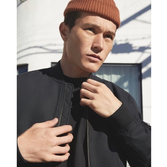 NEW EVERLANE Recycled Canvas Water Resistant Utility Bomber Flight Jacket M - Picture 6 of 12